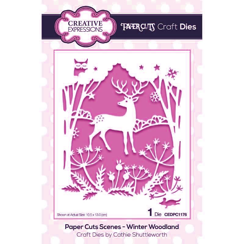 Jelen v lese v noci Styl designu Řezací nástroje na kov DIY Scrapbooking Embossování Šablona Papír Craft Album Šablona