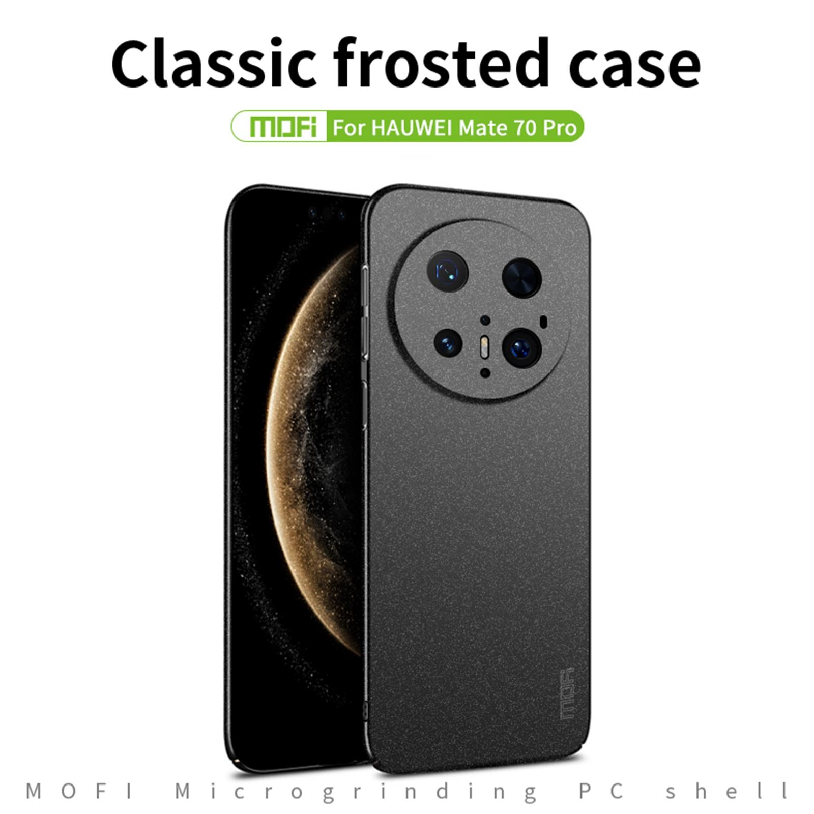 

For Huawei Mate 70 Pro PC Case MOFI Shield Matte Series Slim Fit Phone Cover Black