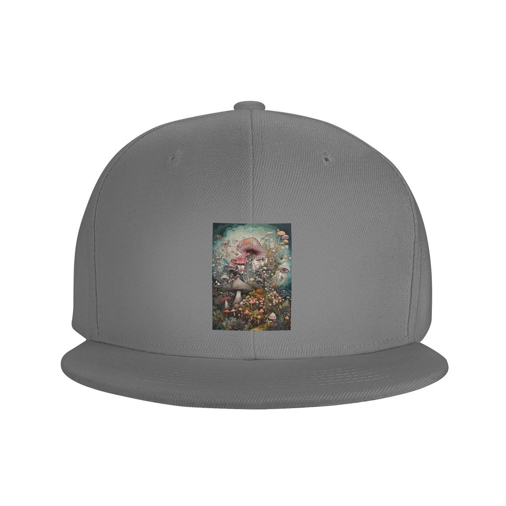 Magical Mushroom Field Baseball Caps Snapback Fashion Baseball Hats Breathable Casual Casquette Outdoor for Unisexs And WoUnisexs