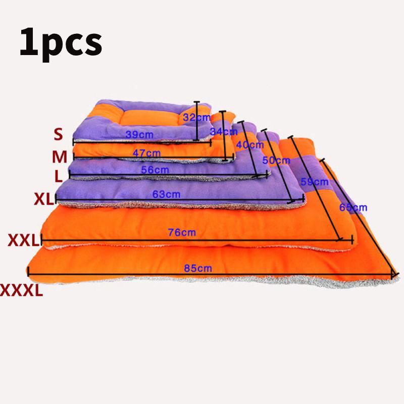 

Полосатый узор Подушка-мат для питомца Подстилка Принадлежности для собак и кошек Удобный Мягкий Подарок L