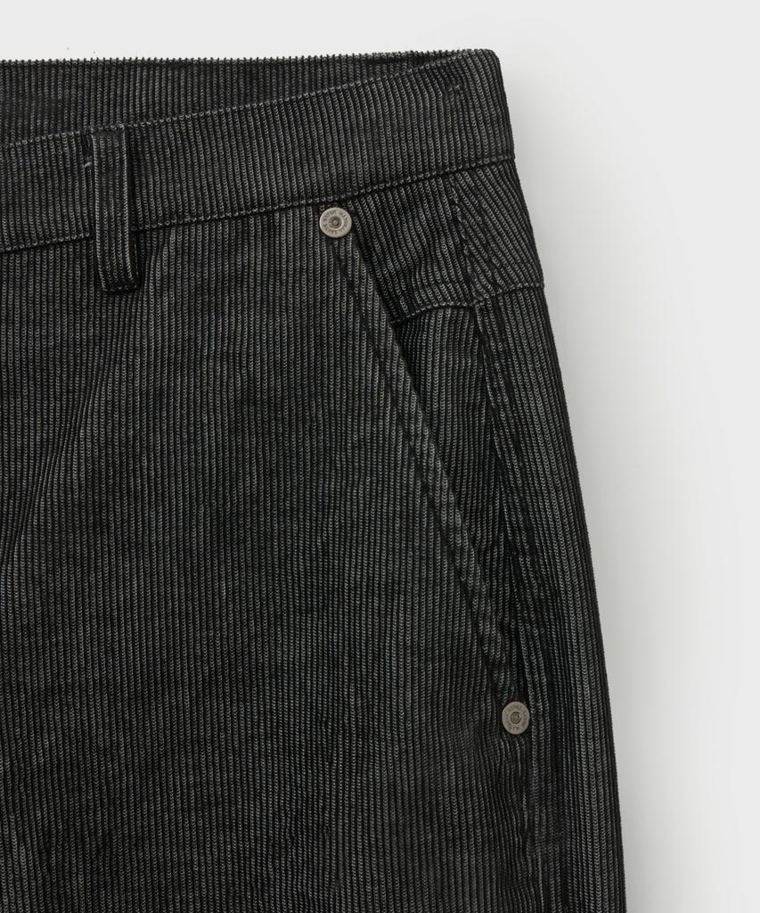 Seteo Camaro Corduroy Fade Pants Black