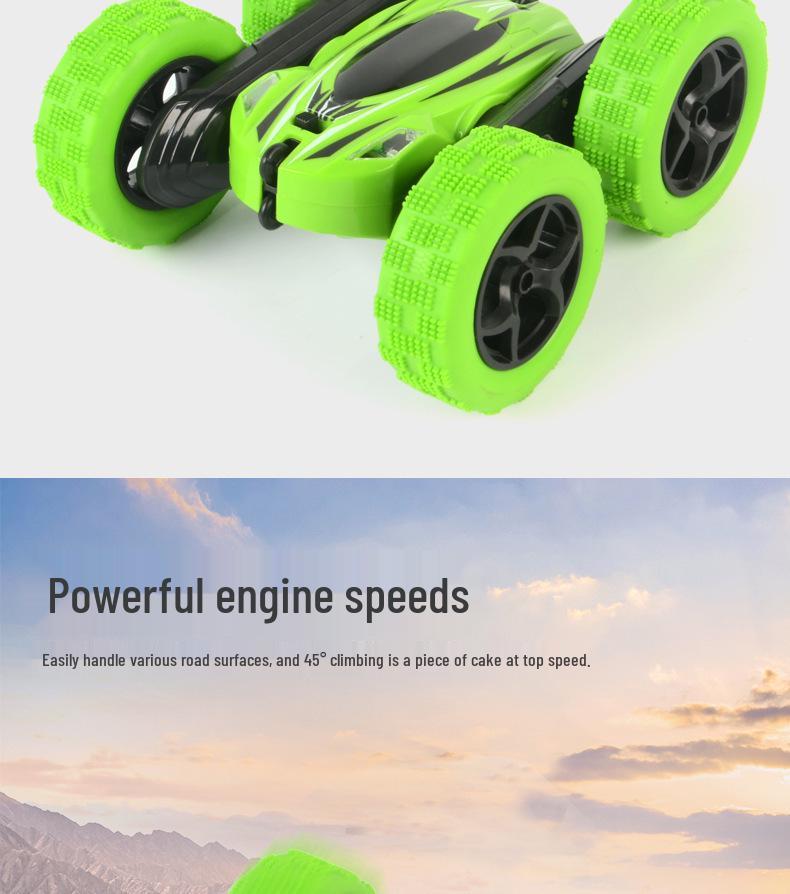 Cross-border Tumbling Double-sided Electric RC Stunt Car Toy for Kids