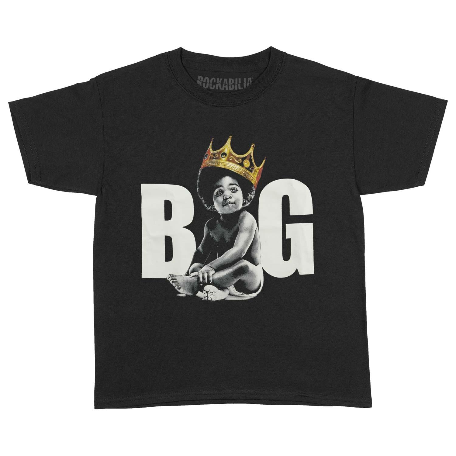 Boys Notorious B.I.G. Biggie BIG Youth T-shirt T-shirt Youth Large Black M