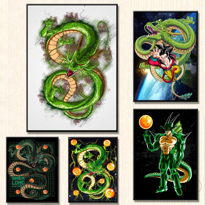 

Картина на холсте Dragon Ball Carot Shenlong Современный дом Детский подарок