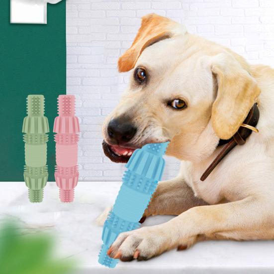 Dog Chew Toy Teeth Cleaning Gum Massage Multifunctional Pet Grinding Stick Teething Toy for Aggressive Dogs
