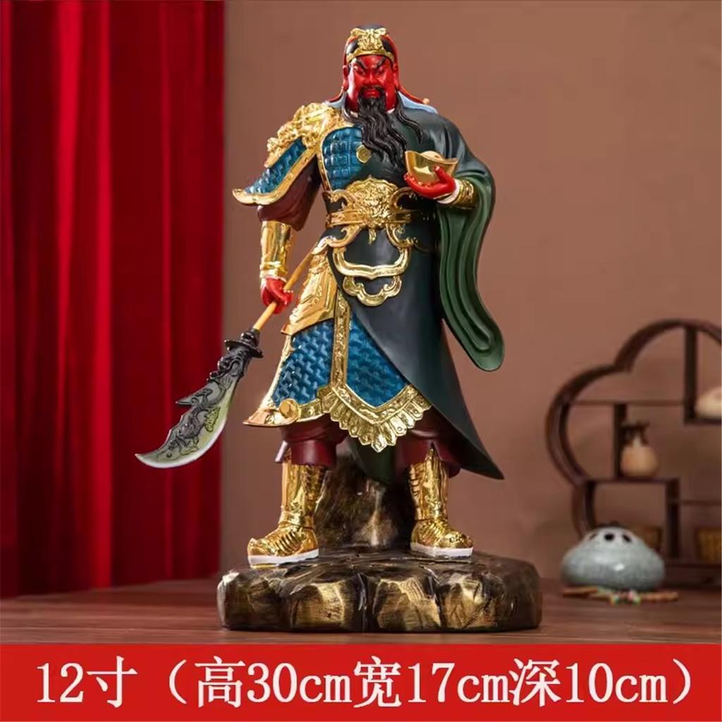 Figurka Bóstwa Buddyjskiego do Wystroju Domu, Bóg Bogactwa, Statua Guan Yu, Dominujący Ornament Buddy, Buddyzm