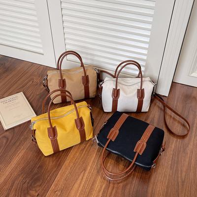 Small Bag Simple Fashion Handbag Women's Summer Popular Solid Color Casual Going Out Commuting Shoulder Messenger Bag