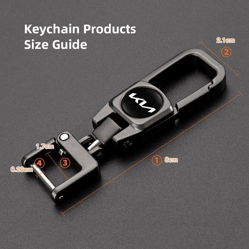 Car Keychain 360 ° Rotating Keyring Valve Stem For KIA K5 K9 Sorento Ceed Sportage Carnival Stinger Forte Niro Cadenza Soul EV6 rnqt40