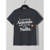 Men'S Italian Antonio Quote T-Shirt - Bold "Non Hai Antonio In Tua Vita" Graphic Tee, Lightweight Round Neck Casual Shirt Suitable For Casual Attire