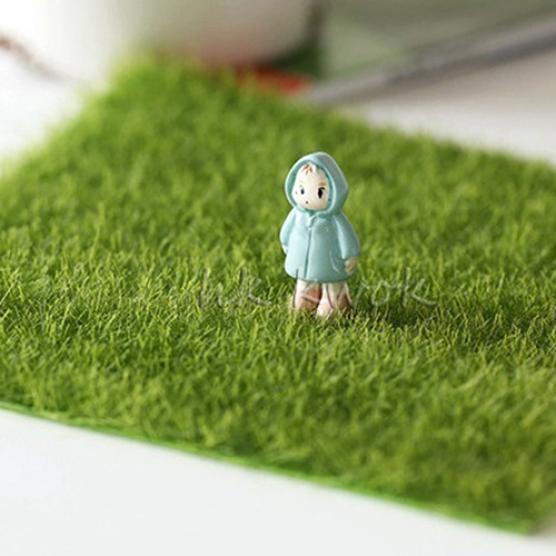 APLZGMG 4 confezioni da 15,2 x 15,2 cm di erba finta per artigianato