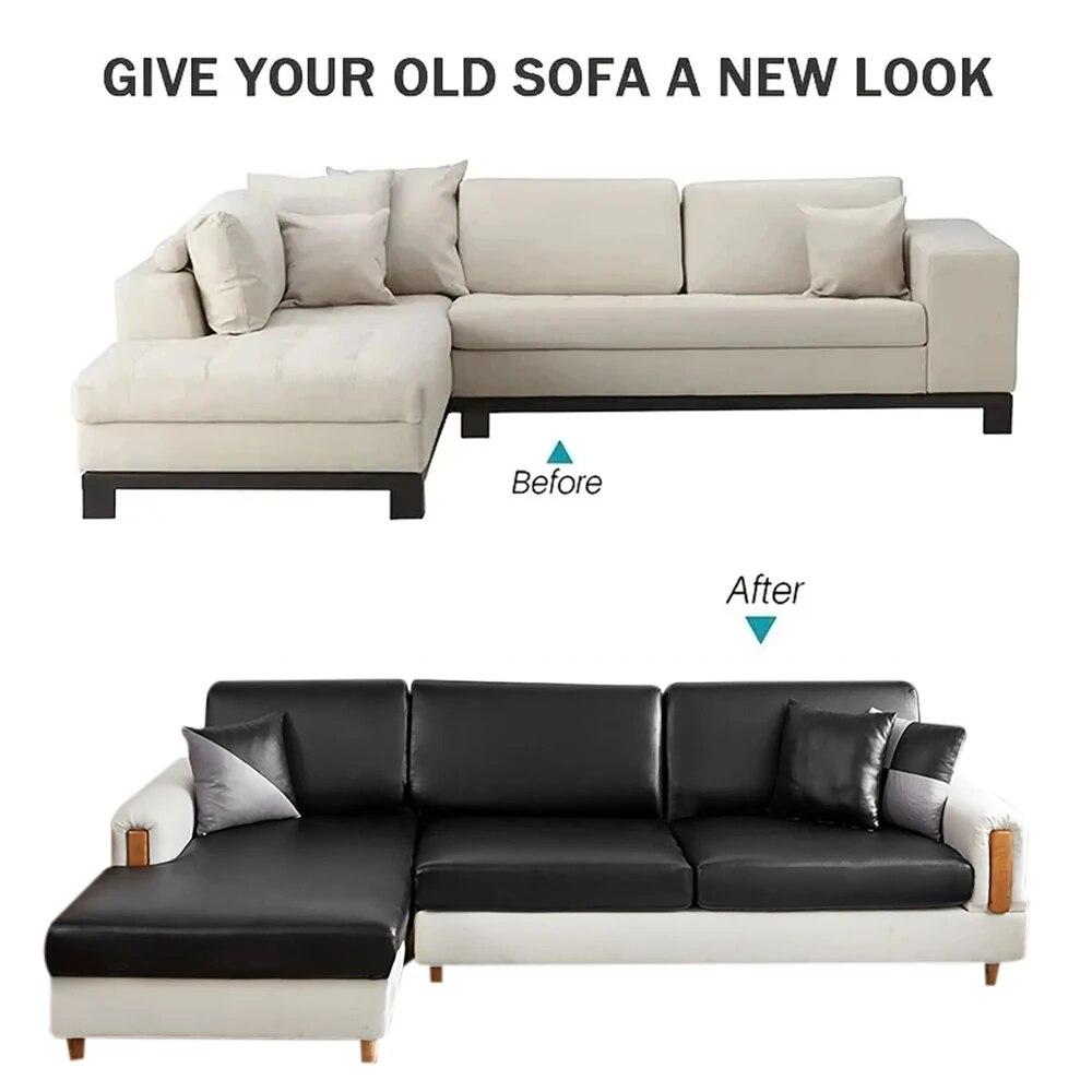 Huse pentru scaune de canapea din piele PU impermeabilă pentru sufragerie Huse elastice pentru mobilă Protecție 15 culori solide Huse pentru canapea