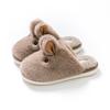 Jade Rabbit Cotton Slippers Female Winter Cute Cartoon Stroking Cats Sense Home Couple Parent-child Men Cotton Slippers Home