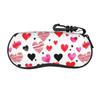 Romantic Pink Hearts Gift Merchandise Glasses Case for Women Men Printing Accessories  Sunglasses Storage Box Ins Eyeglasses Box