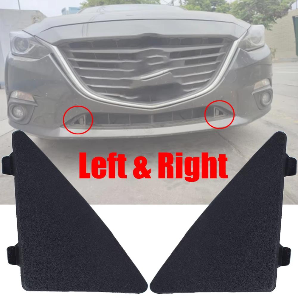 Auto-Styling Ersatzteile Für Mazda 3 Axela BM 2014 2015 2016 Schwarz Frontstoßstange Dreieckige Abdeckung Links Rechts Zierkappe Reparaturset