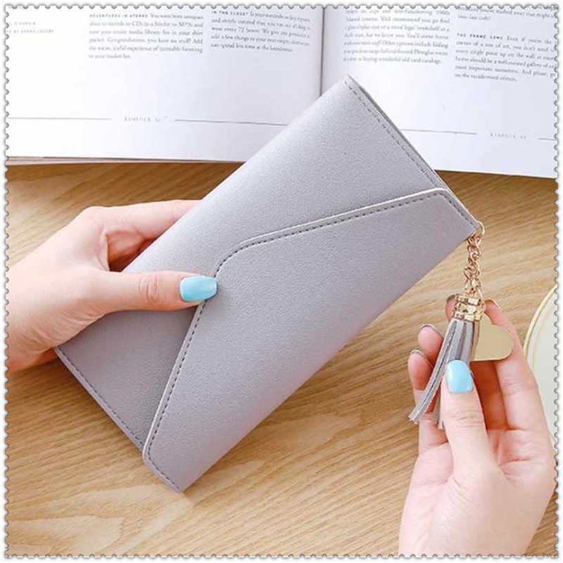 Long Women Wallets PU Leather Women's Purse Party Clutch Female Card Holde