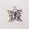 Natural Iolite Gemstone 925 Sterling Silver Handcrafted Pendant 1.5" Gift For Wife CP-41-6