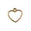 Geometric Openwork Resin Charms MOON HEART Pendants Multi Color Alloy Jewelry Component