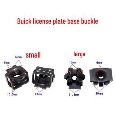Buick & Chevrolet License Plate Screw Buckle for Envision, Excelle, Verano, Trax, Cruze