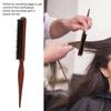 Teasing Brush Ergonomic Handle Nylon Bristles Curling Scalp Massage Tapered Tail Hair Parting Comb for Curling Styling