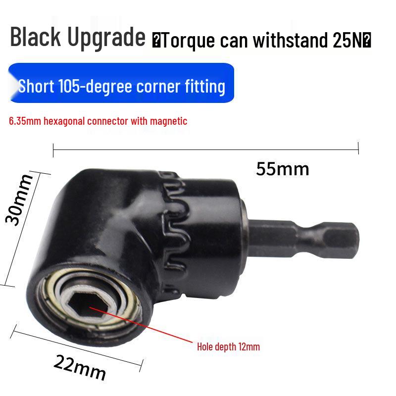 90° Hochdrehmoment Flexwellen-Adapter für Bohrmaschine & Schraubendreher