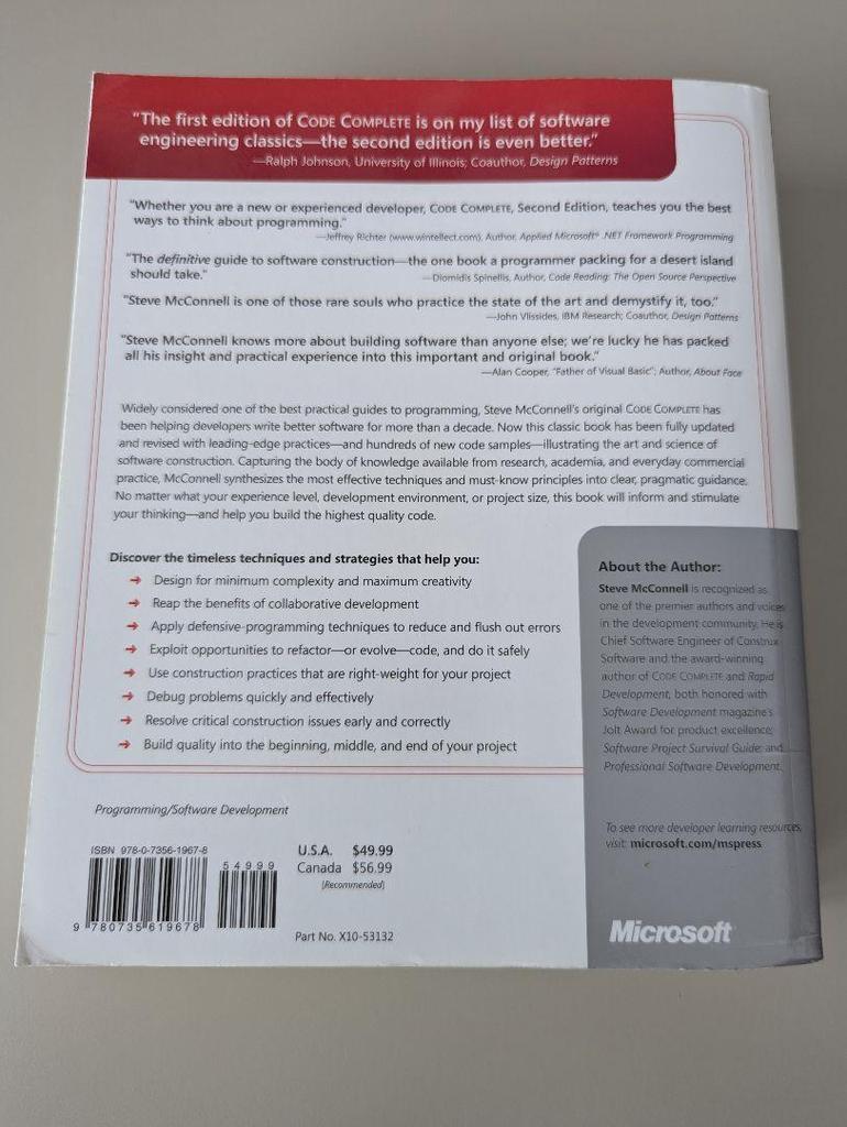 [USED] CODE COMPLETE 2nd Edition Foreign Books