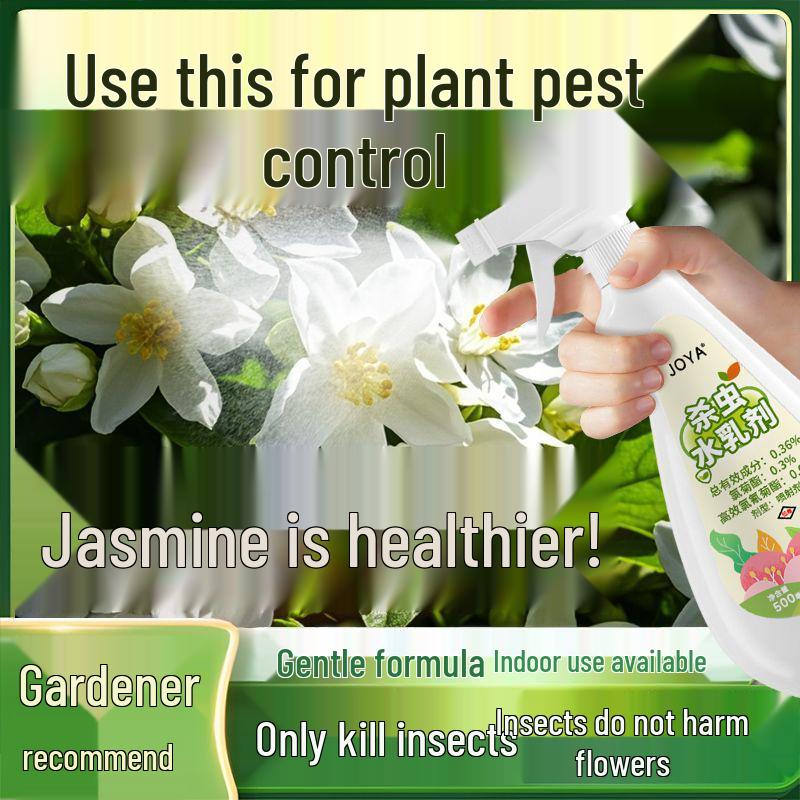 Insecticide Spray for Flowers and Potted Plants, Targets Aphids & Red Spiders, General Pest & Disease Control, Water-Based Emulsion