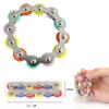 Adhd Anxiety Relief Antistress Metal Keychain Ring Finger Venting Sensory Plaything Flippy Bike Chain Decompression Toy