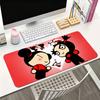 Cartoon cute P-Pucca Mouse Pad Square Office Gaming Desk Mat Waterproof Non-Slip Rubber Decorative