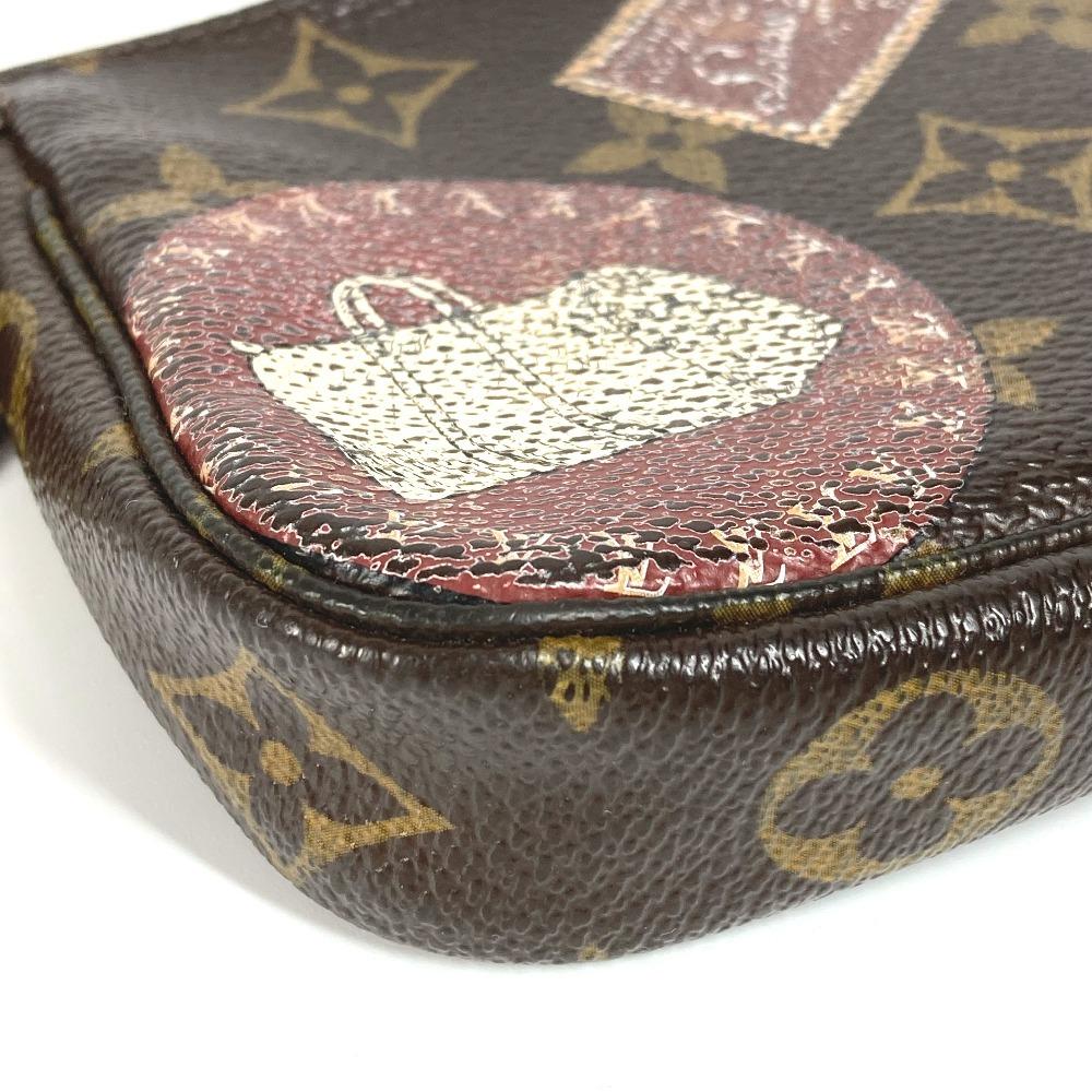 Louis Vuitton M95804 Monogram Label Mini Pochette Accessoires Shoulder Hand Bag