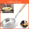Strainer Skimmer Steel With Stainless Heatresistant Wooden Handle Oil Filter Mesh Kitchen Tool Multipurpose Durable Kitchen Utensil