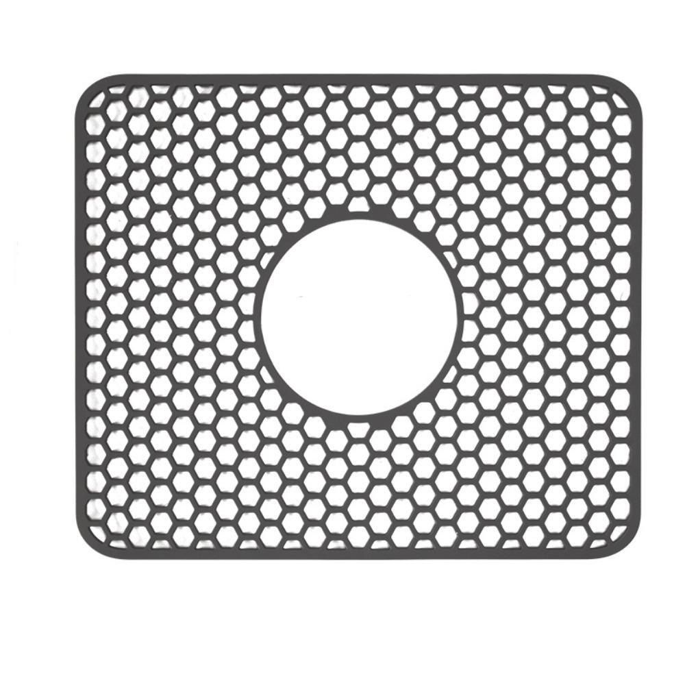 Hollow Dishes Drying Mat Silicone Drain Pad Household Countertop Mat  Tableware