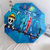 1 PC Automatic Folding Umbrella - Anime One Piece Pattern Portable Foldable Design With 8 Ribs Christmas Birthday Gifts