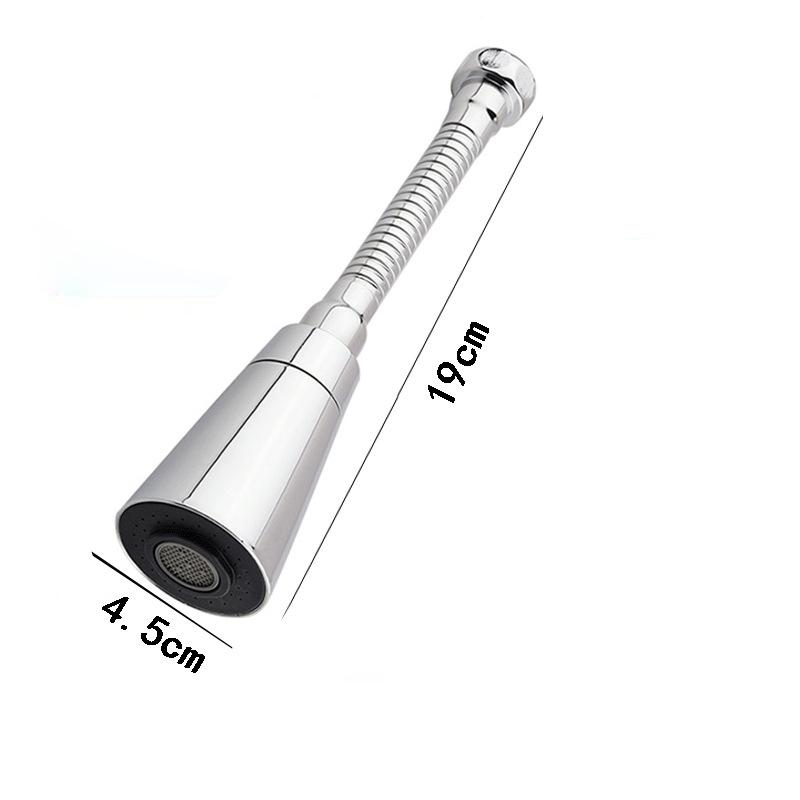 Faucet Extender Head Scrape Wash Anti Splash 360 Rotating Lengthening Bubbler Water Saving for Kitchen Bathroom Sink