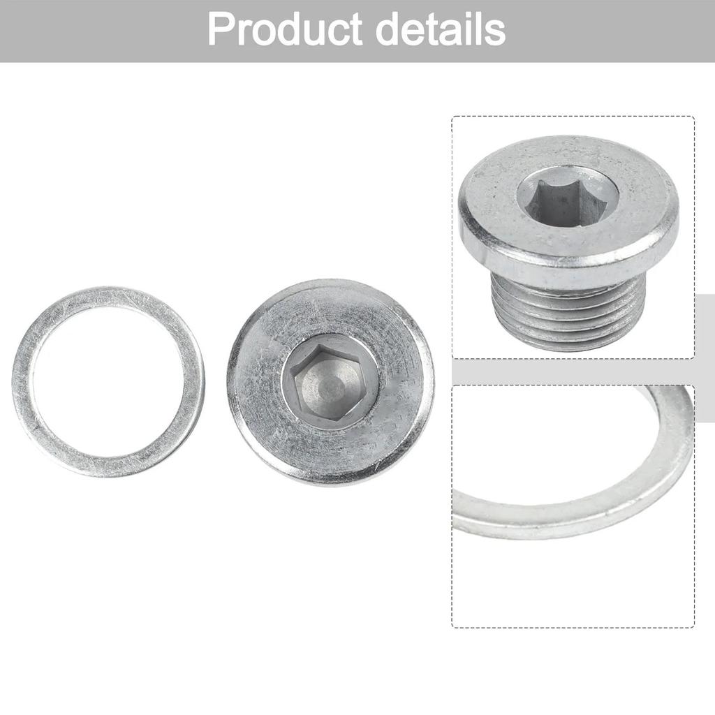 Metal Material Automobile Transmission Oil Filling Bolt Screw Oil Pan Drain Plug For Volvo For S60 For MK2 30713217 Oil Drain Plugs 3