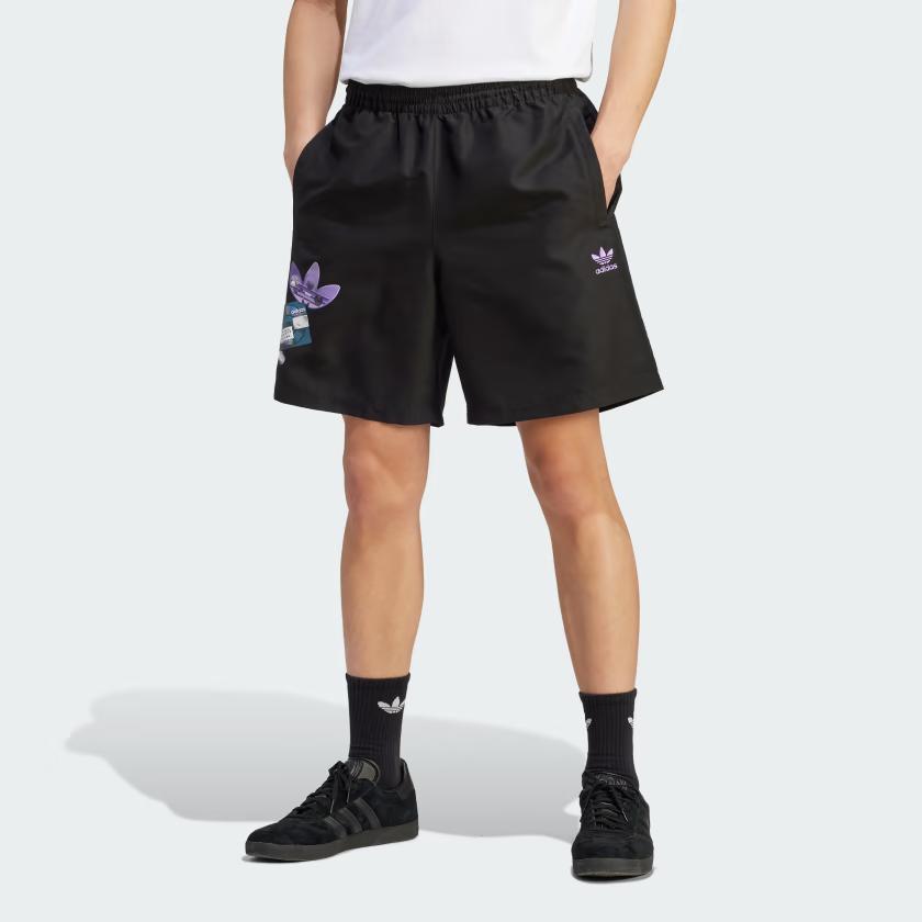 Adidas Originals Remote Graphic Shorts Men Shorts Black IM9978