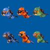 Luminous Green Mini Diver Kawaii Simulated Floating Frogman For Aquarium Ornaments Fish Tank Decoration Aquarium Accessories