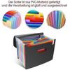Document Folder A4 Compartment Folder File Organizer With Elastic Band And Locking Button Organizer Folder For Home Or Office Documents Papers
