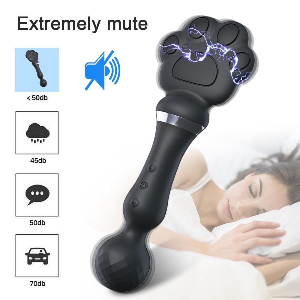 EMS Electric Shocker Vibrator AV Magic Wand Sex Toys for Women Clitoris Stimulator Dildos G-Spot Massager Goods for Adults 18