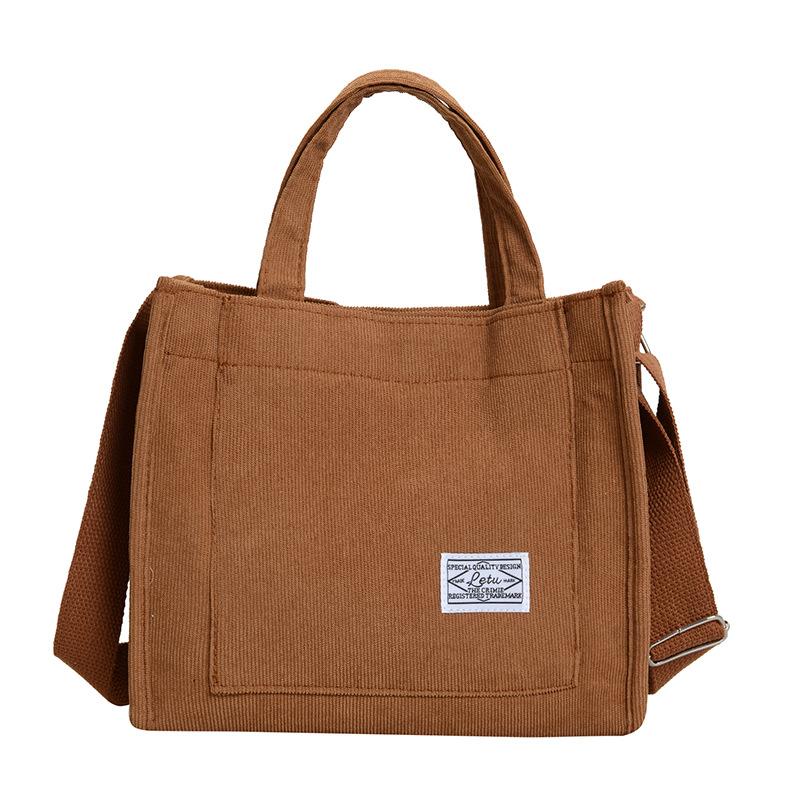 Women's bag, corduroy 2026 new small square bag bag trendy handbag shoulder bag
