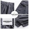 Men's Pleated Loose Cotton Cargo Ankle-Length Jogger Pants