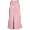 Gonna da Cocktail da Sera da Donna a Vita Alta Primavera ed Estate Gonne Lunghe Pieghettate in Raso Eleganti e di Carattere Gonne Maxi Chic