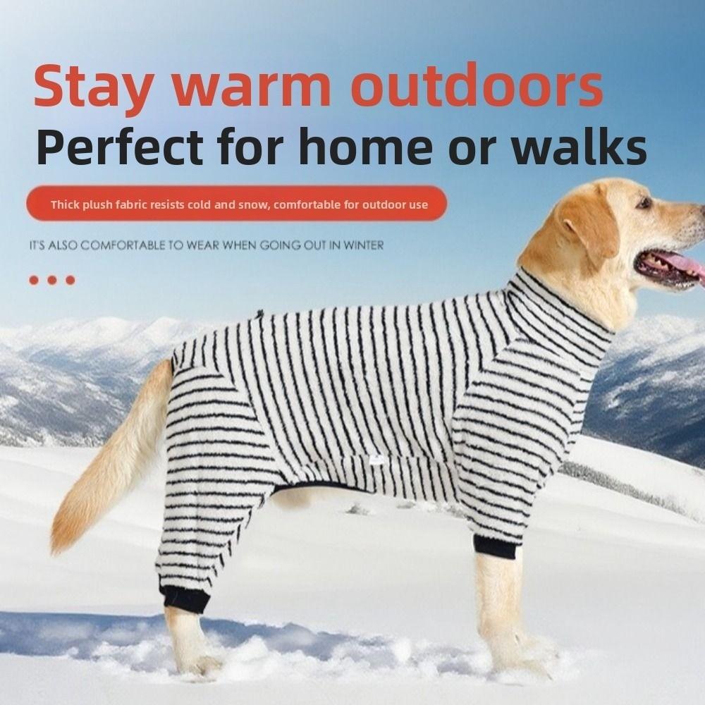 Anti-hair Loss Dog Jumpsuit Cotton Material Dog Pajamas Cozy Dog Sleepwear  Pet Home Wear