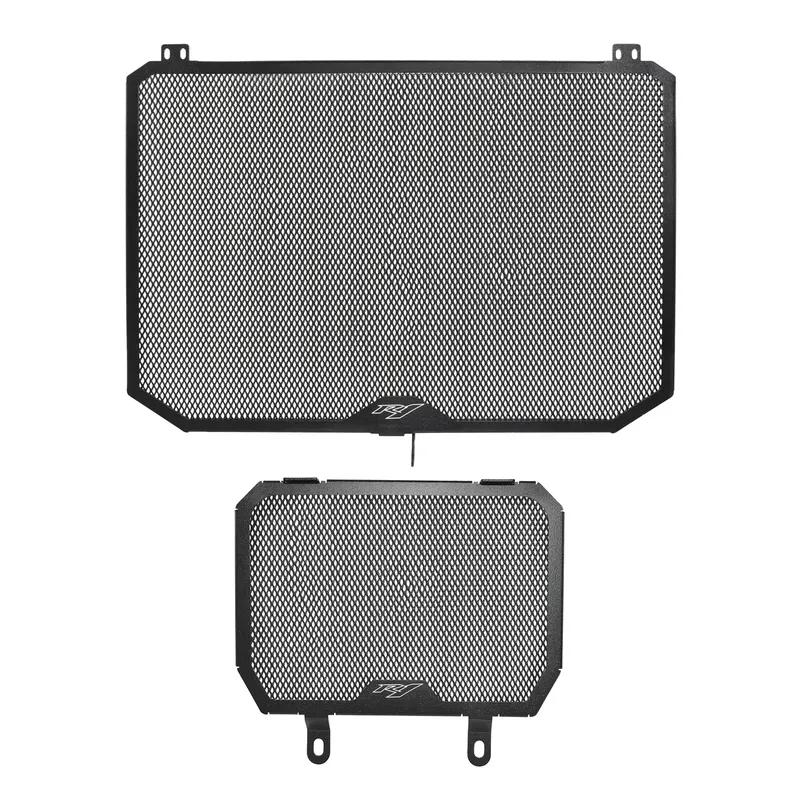 TAORIDER-MOTO Motorcycle Radiator Water + Oil Cooler Grille Guard Cover Protector For YAMAHA YZF R1 M/S R1M R1S RN32 2015-2023