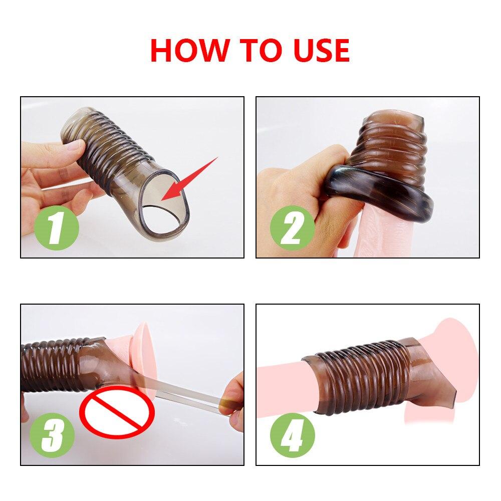 Cock Ring Delay Ejaculation Reusable Silicone Stronger Erection Sex Yoys Adult Supplies Ring Cock Sex Toys Linen Nozzle For Men