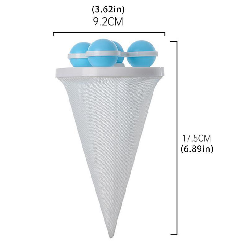 1Pc Floating Hair Filtering Mesh Removal Catch Washing Machine Lint Remover Hair Filter Bag For Washing Machine Lint Catcher Pet Hair Catcher