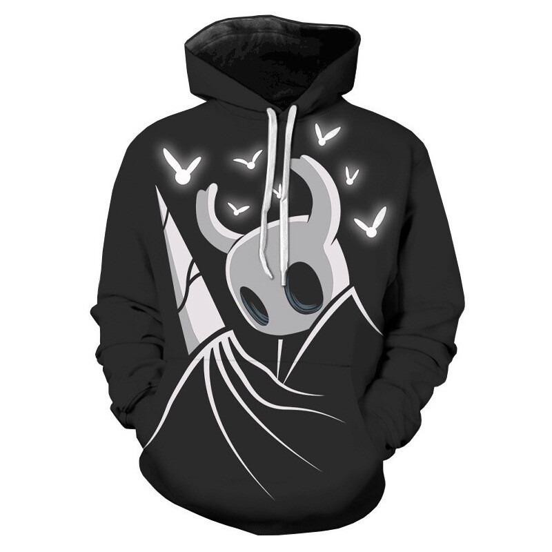 Hollow Knight Hoodies 2025 Vintage Merch Hoodie Men and Women Hip-hop Sports Pullover Sweatshirt