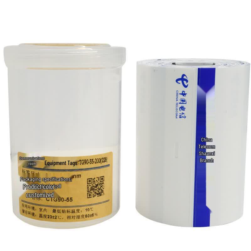 Wewin 90x55mm Synthetic Paper Equipment Labels