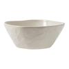 Premium Sense White Special-Shaped Bowl Ceramic Household Salad Bowl Vegetable Bowl Noodle Restaurant Special Noodle Bowl Simple Tableware Bowl