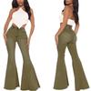 Women's High Waist Washed Women's Jeans Fashionable Versatile Straight Leg Pants