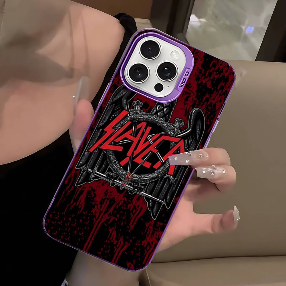 S-Slayers Band Phone Case For IPhone 17 16 15 14 13 Pro Max Plus Matte Color Back Cover